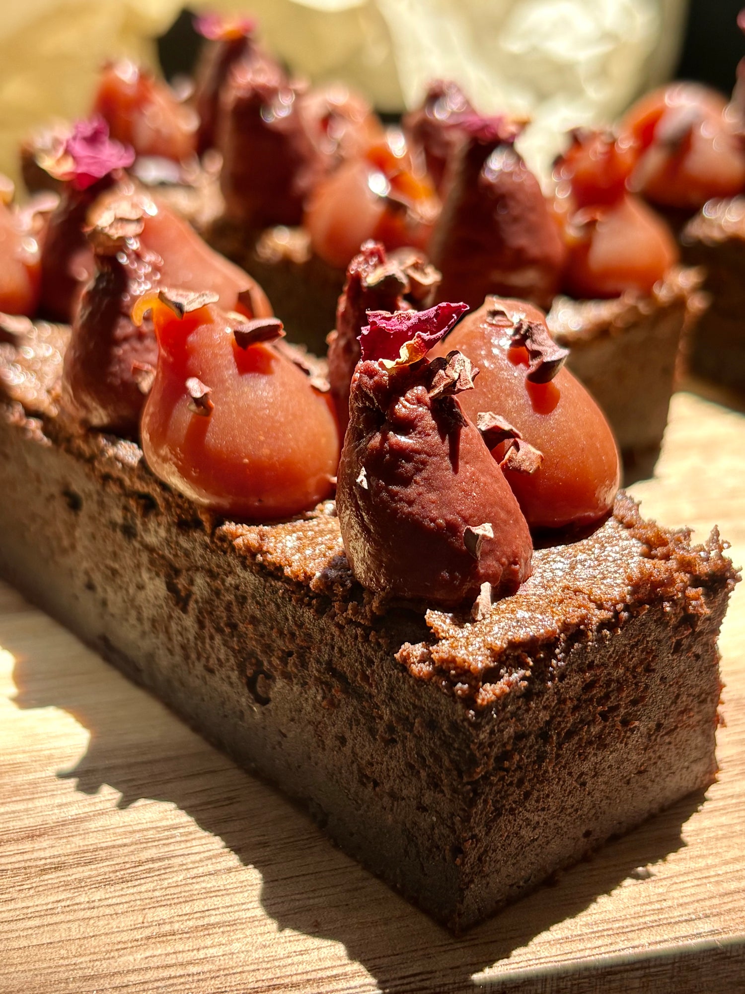 Brownies Framboise / Chocolat noir