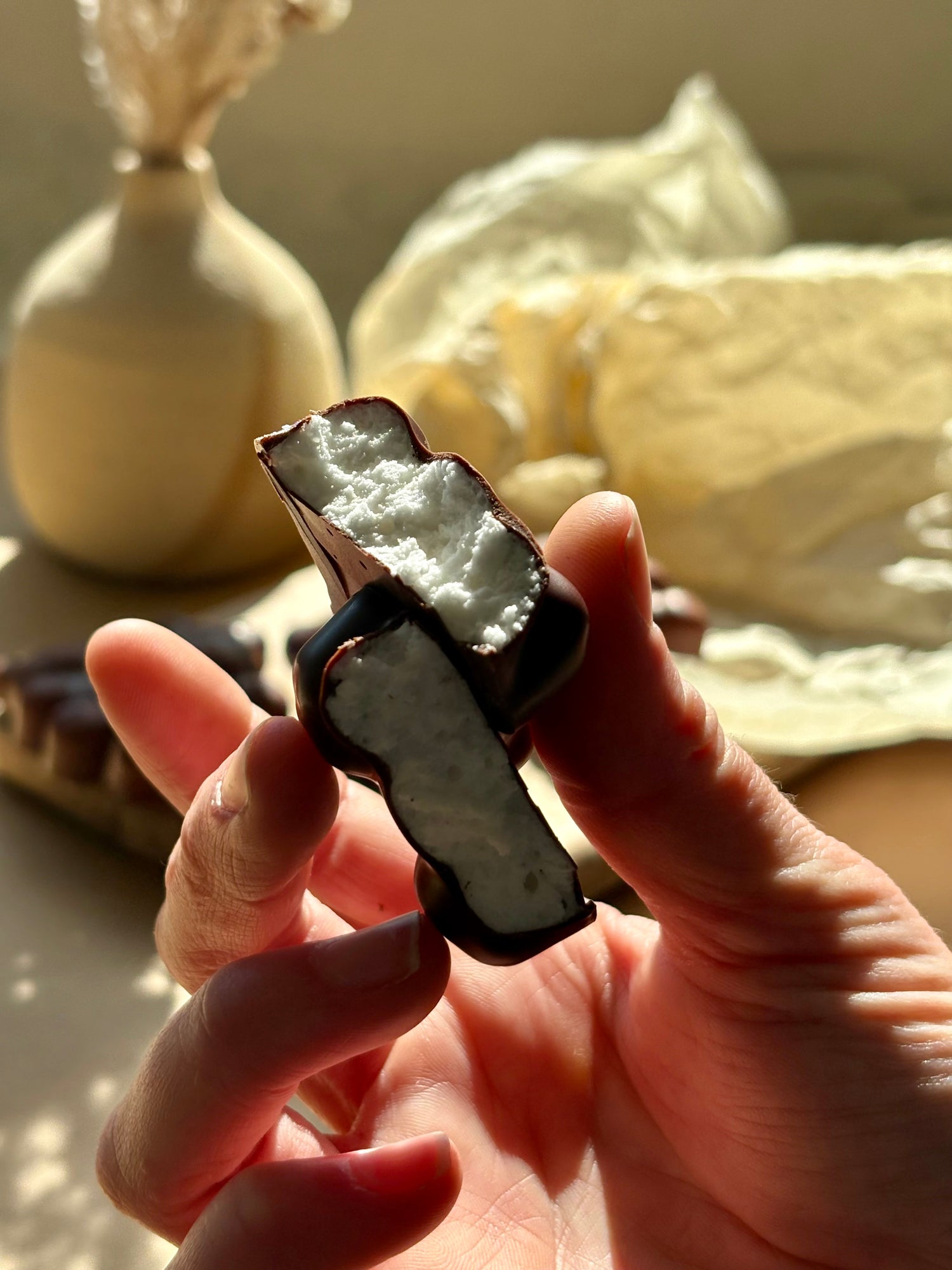 Petit Ourson Guimauve Chocolat Noir ou Lait